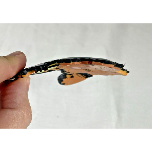 Garfield Pooky Vtg Keychain Flat Rubber Plastic Key Ring Backpack Purse Charm - Picture 3 of 7